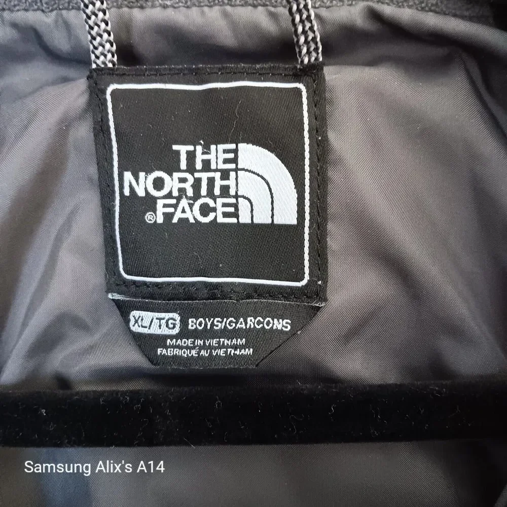 The North Face‎ Hyvent Boys Shell Jacket XL 14/16 Gray / Black (Missing Hoodie)